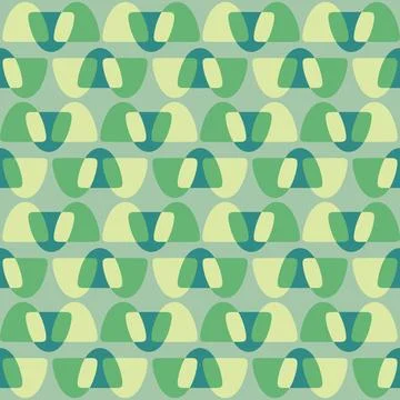 Abstract rounded ornament for decorating any surfaces or things. Seamless pat Stock Illustration
