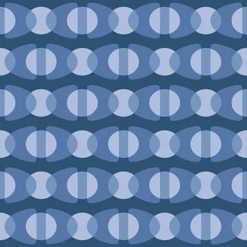 Abstract rounded ornament for decorating any surfaces or things. Seamless pat Stock Illustration