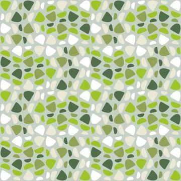Abstract rounded ornament for decorating any surfaces or things. Seamless pat Stock Illustration
