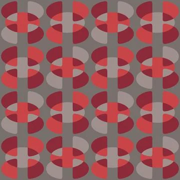 Abstract rounded ornament for decorating any surfaces or things. Seamless pat Stock Illustration