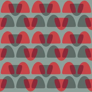 Abstract rounded ornament for decorating any surfaces or things. Seamless pat Stock Illustration