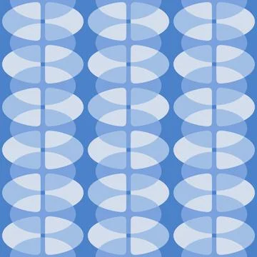 Abstract rounded ornament for decorating any surfaces or things. Seamless pat Stock Illustration