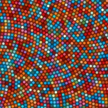 Abstract rounded pixel points mosaic. EPS 8 Illustrazione stock