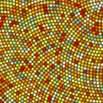 Abstract rounded pixel points mosaic. EPS 8 イラスト素材