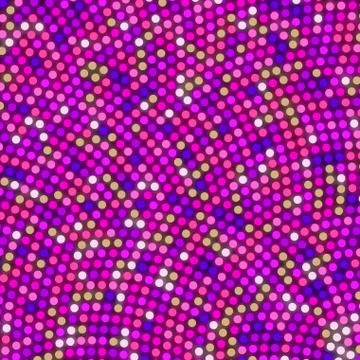 Abstract rounded pixel points mosaic. EPS 8 Stock Illustration