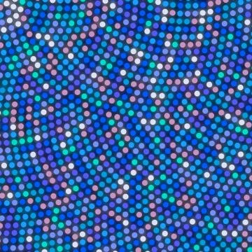 Abstract rounded pixel points mosaic. EPS 8 イラスト素材