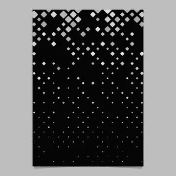 Abstract rounded square mosaic pattern brochure template background Stock Illustration