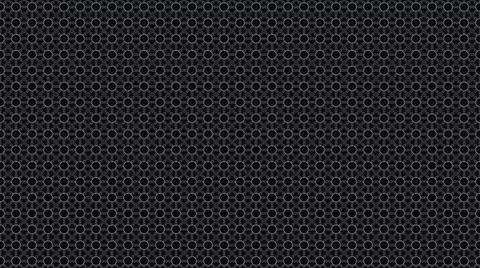 Abstract rows of blinking geometric figures, seamless loop. Animation Stock Illustration