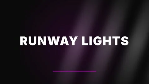 Abstract runway lighting effect: Glowing stage gradient background for cine.. Stock Footage 336805209