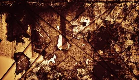 Abstract rusty metal background. Design overlays texture element . Stock Illustration