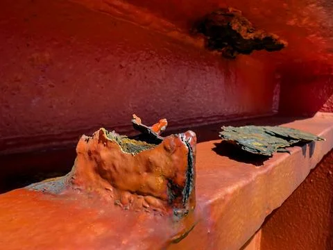 Abstract rusty metal surface. Stock Photos