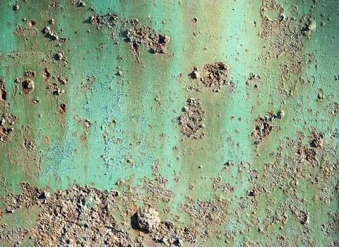 Abstract rusty metal texture, rusty. Unprotected from atmospheric wet influ.. Stock-Fotos