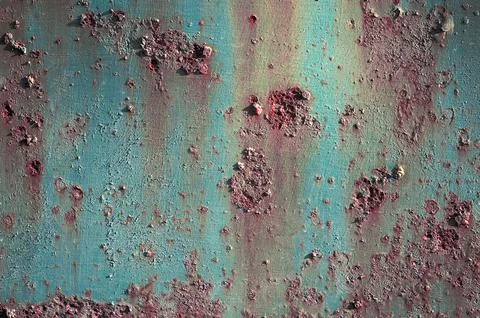 Abstract rusty metal texture, rusty. Unprotected from atmospheric wet influ.. Stock Photos