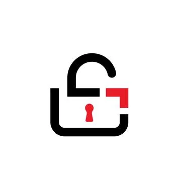Abstract s letter lock concept icon vector design Illustrazione stock