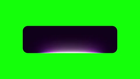 Abstract SaaS UI rounded text box layout with neon glowing borders chroma key. Vídeo Stock 336683004