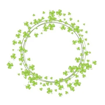 Abstract Saint Patrick's Day background Stock Illustration