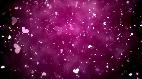 Abstract saint valentines day Pink background. seamless loop video frame with Stock Footage 336589751