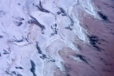 Abstract Salt Flats Stock Photos