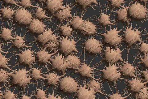 Abstract Sand Blots Seamless Pattern 3D Illustration Background 스톡 일러스트