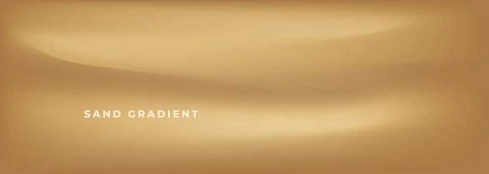 Abstract sand gradient banner background in neutral beige tones. Stock Illustration