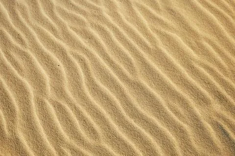 Abstract sand texture background with wave lines for template or backdrop Stock Photos