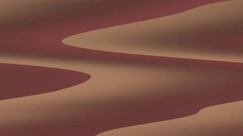 Abstract Sandy Curves Flowing Across Warm Desert Landscape Video stock 335067485