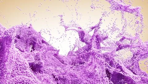 Abstract sandy wave splash fly in the air on colour background. 스톡 일러스트