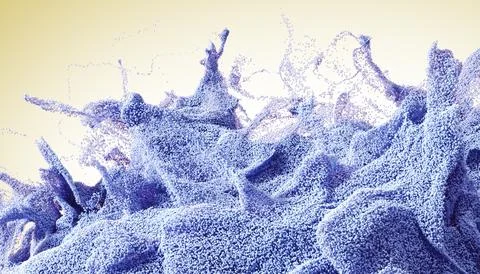 Abstract sandy wave splash fly in the air on colour background. Stock Illustration