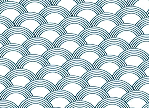 Abstract sashiko style vector pattern Stock Illustration