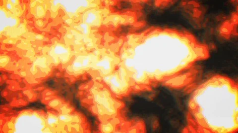 Abstract Satellite War Fire Explosion Background Loop Video stock 127915493