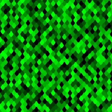 Abstract scale pattern. Color squama texture. Bright emerald seamless pattern Illustrazione stock