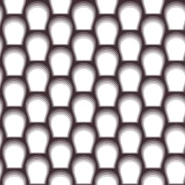 Abstract scales seamless background. White and black color Vecto Stock Illustration