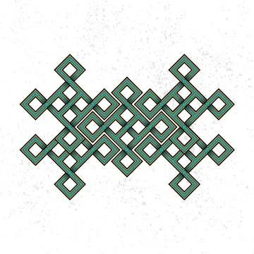 Abstract scandinavian pattern Stock Illustration