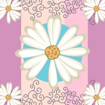 Abstract scarf pattern design for hijab and blanket. Stock Illustration