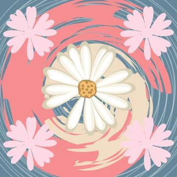 Abstract scarf pattern design for hijab and blanket. Stock Illustration