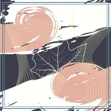 Abstract scarf pattern design for hijab and blanket. Stock Illustration