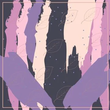 Abstract scarf pattern design for hijab and blanket. Stock Illustration