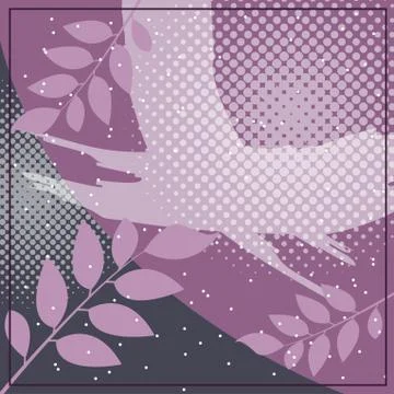 Abstract scarf pattern design for hijab and blanket. Illustrazione stock