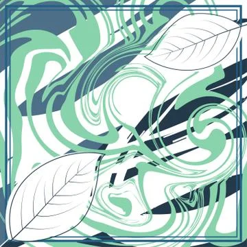 Abstract scarf pattern design for hijab and blanket. Stock Illustration