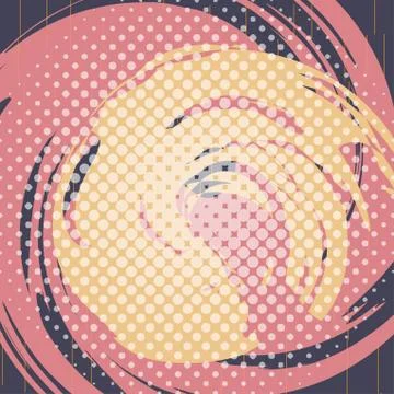 Abstract scarf pattern design for hijab and blanket. Illustrazione stock