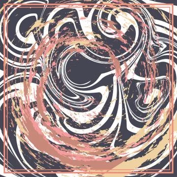 Abstract scarf pattern design for hijab and blanket. Stock Illustration