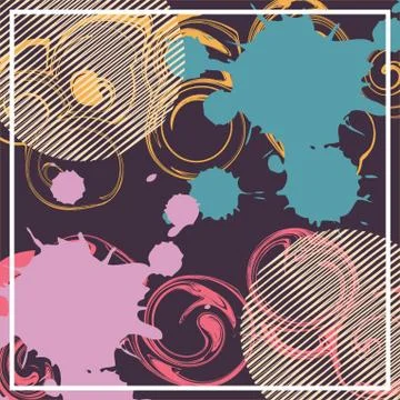 Abstract scarf pattern design for hijab and blanket. Stock Illustration