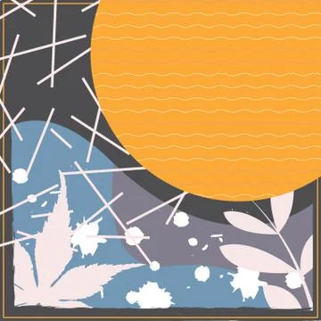 Abstract scarf pattern design for hijab and blanket. Illustrazione stock