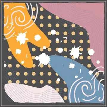 Abstract scarf pattern design for hijab and blanket. Stock Illustration