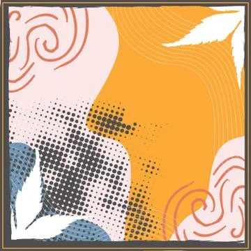 Abstract scarf pattern design for hijab and blanket. Stock Illustration
