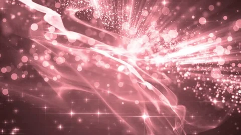 Abstract scarlet motion particles. Video stock 71650663
