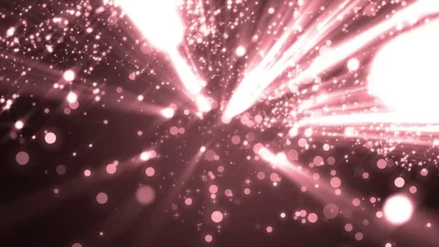 Abstract scarlet motion particles. Stock Footage 71652982