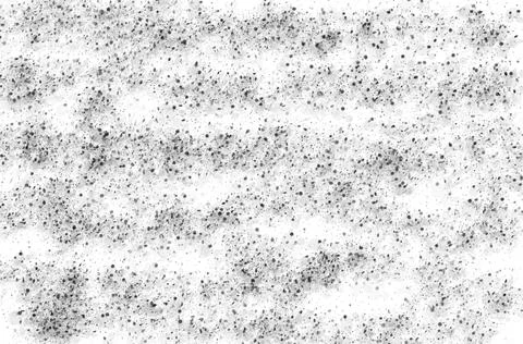 Abstract scattered black dots texture background Stock Illustration