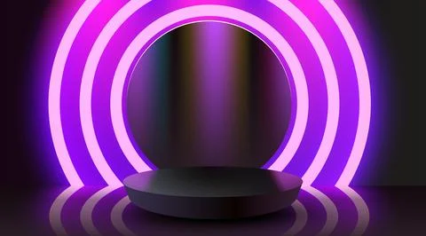 Abstract scene background. Product presentation, mock up, show cosmetic product Stock Illustration