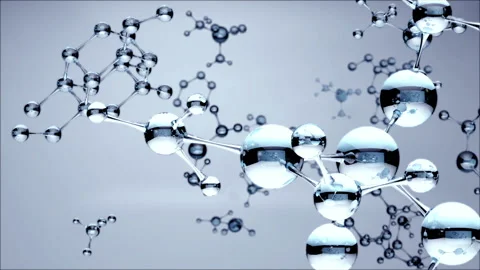  Abstract scene with a flying crystal molecular structure Stock Footage 88496891